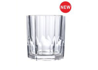 Transparent Color Glass Tumblers / Whiskey Glass Cups Sets Of 6 Pieces