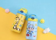 Drinking Fashionable Childrens Water Bottle Vacuum Flask With Straw For Kids